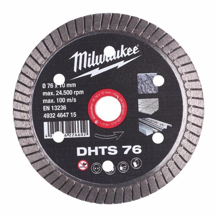 Disque diamant MILWAUKEE DHTS ? 76mm 4932464715