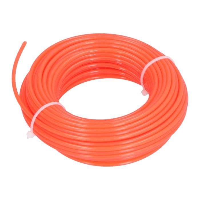 Fil De Coupe Herbe Robuste 2,4 Mm X 100 M Ligne De Debroussaillage Rond Bobine Nylon Corde Pour Debroussailleuse De Jardin 0095 328 Pieds