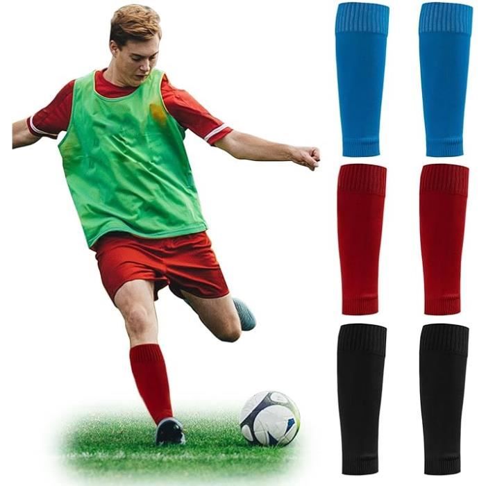 SKHAOVS 2 Paires Tibias De Football Chaussette Anchons De Chaussettes
