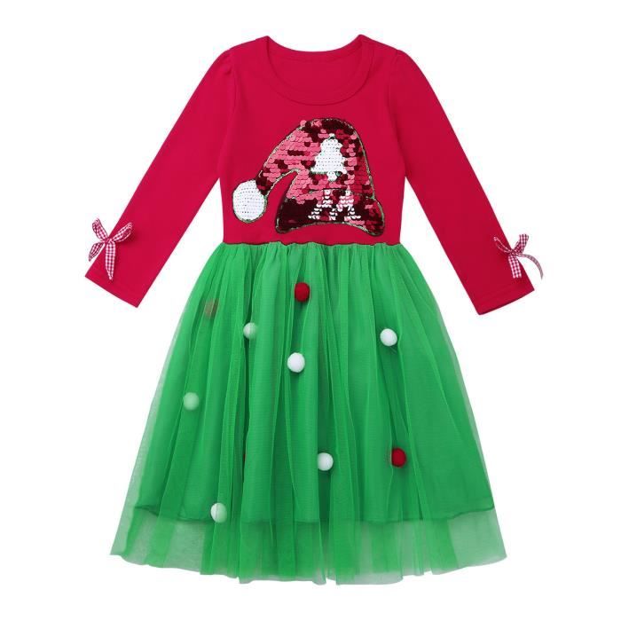 robe paillette noel