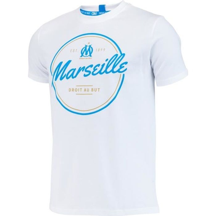 Olympique De Marseille Maglietta Ufficiale Bambino: OM Collezione, Cotone, Taglie Ragazzo - 2
