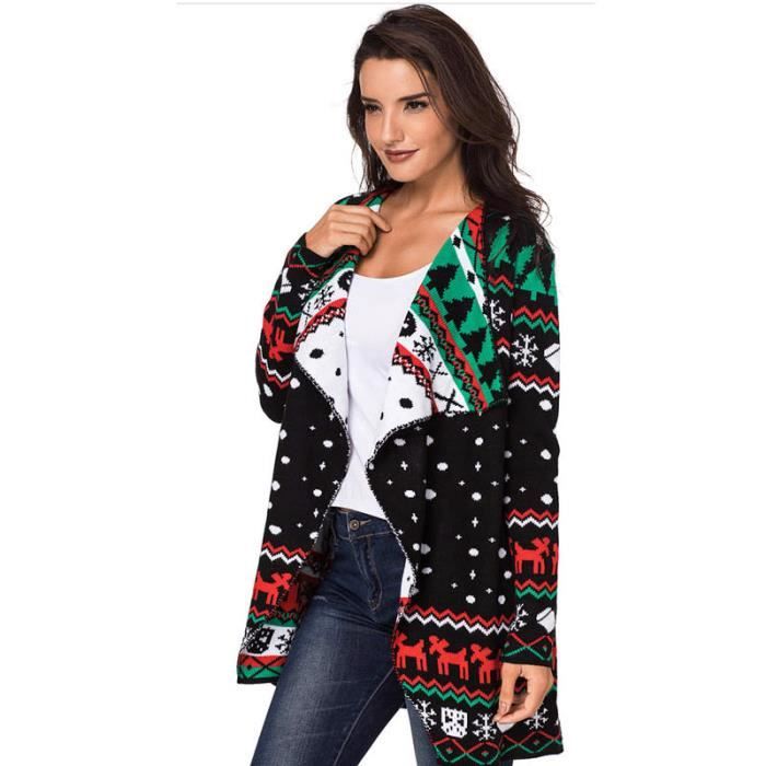 No l cardigan femme de Marque luxe jacquard de Wapiti Cardigan