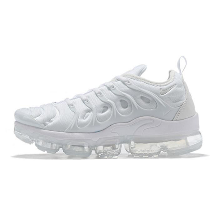 Baskets Nike Air Vapormax TN Plus Blanc Homme Femme Running Chaussures Blanc  - Cdiscount Chaussures