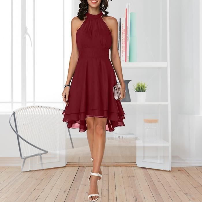 Robe mi longue mousseline new arrivals