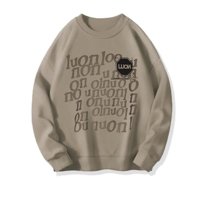 Sweat-shirt Ample à Capuche Pour Fille - Style Streetwear Décontracté, Manches Longues, Printemps/automne, Taille Unique