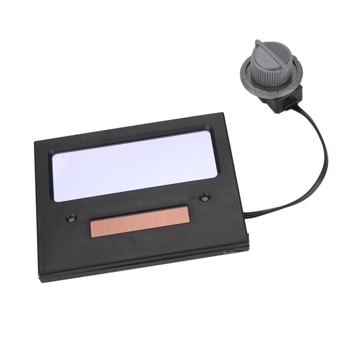 Lot De 2 Lentilles De Rechange Auto-obscurcissantes Pour Casque De Soudage - 109x52mm - Alimentation Solaire