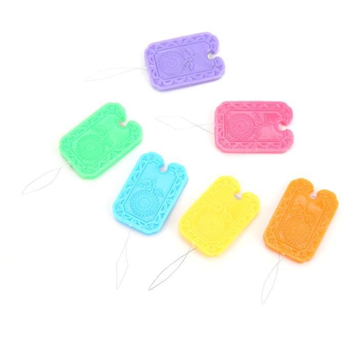 Lot De 10 Enfile-aiguilles Fleur - Multicolores - Pour