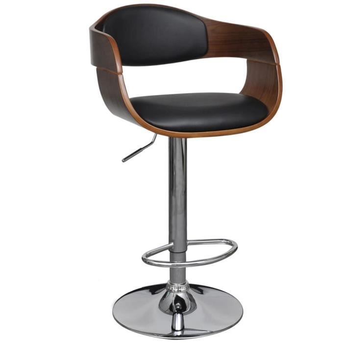 Tabouret et Chaise de bar avec repose-pieds et assise tournante