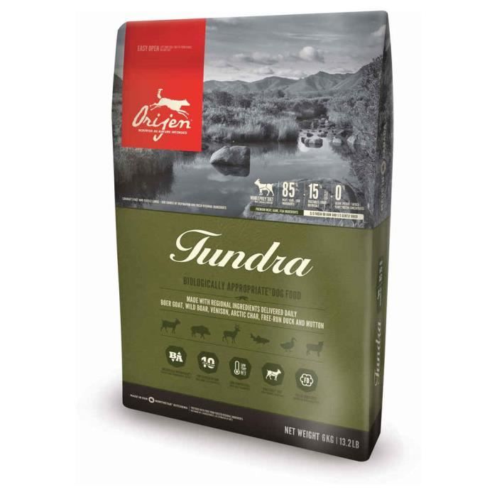 Meilleurs prix pour Orijen - Croquettes Tundra Pour Chien - 6kg