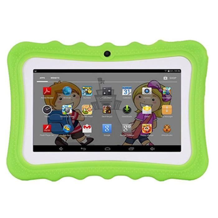 Apprentissage des enfants Tablette étudiante 7 pouces Tablette enfant verte  EU 512 + 8G - Cdiscount Informatique