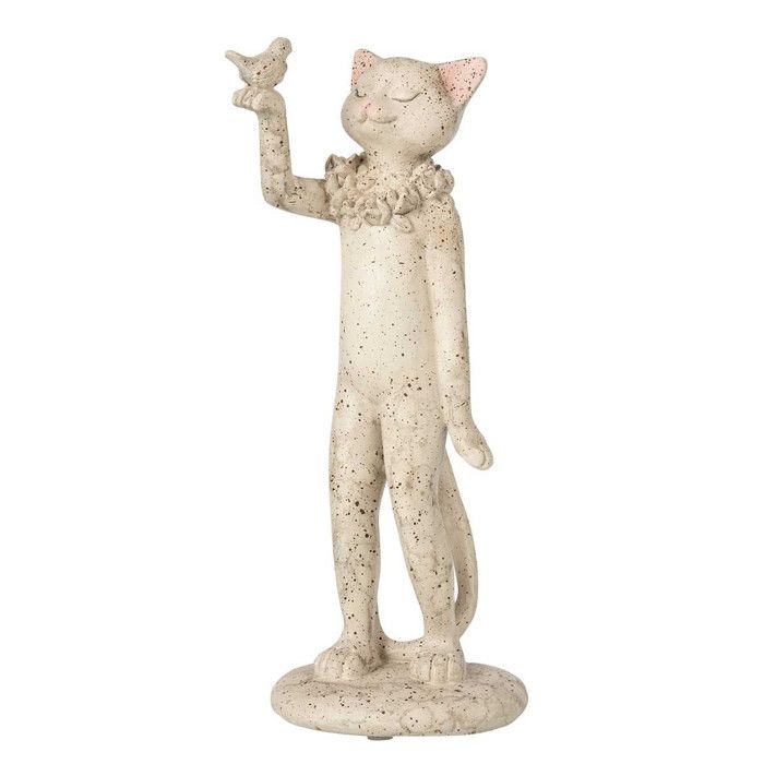 Statue Chat En Bois Cdiscount