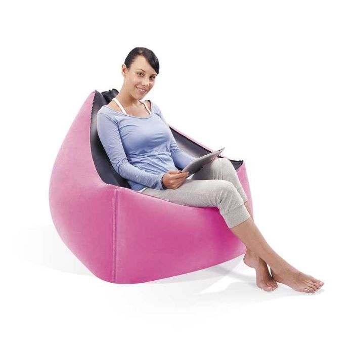 fauteuil gonflable - provence outillage - 1 personne - plastique - résine - design