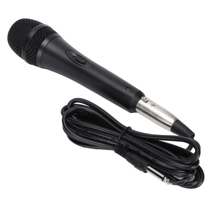 Micro Karaoké Dynamique Cardioïde - Jack 6.5mm Avec Haut-Parleur Intégré