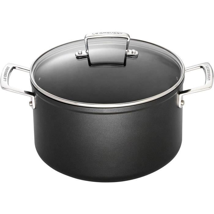 Faitout Lacor Wagner - Diamètre 50 Cm, Capacité 38 L - Acier Inox 18/10, Fond Triple - Compatible Induction