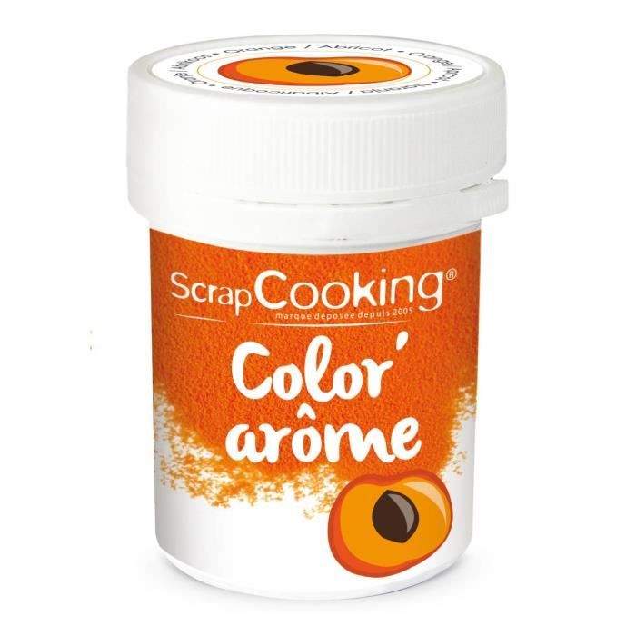Color'arôme - orange / abricot - 10g - Scrapcooking