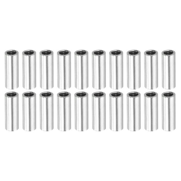 Manchon Filetée Écrou Accouplement M4x0.7mm Femelle 70mm Connecteur kit