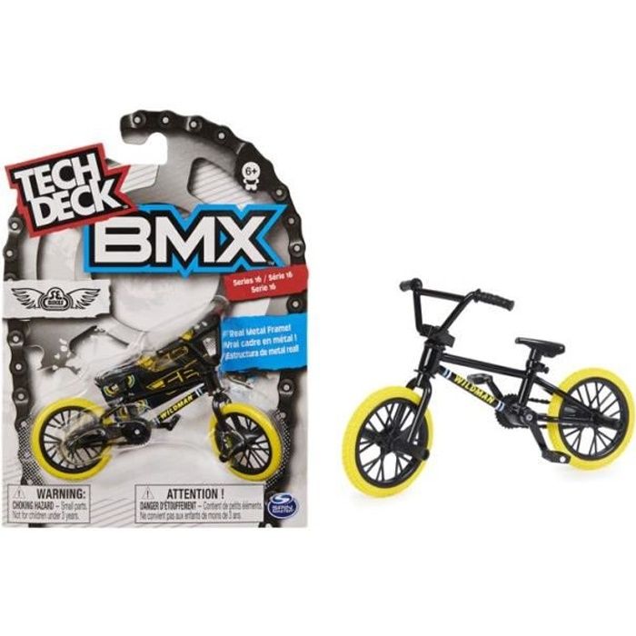 Tech Deck - Pack 1 BMX - Cadre Métal - Design Authentique