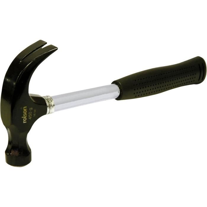 Marteau à Panne Fendue Pour Sac - Manche Bois 34 Cm, Tête Acier, Très Bon état