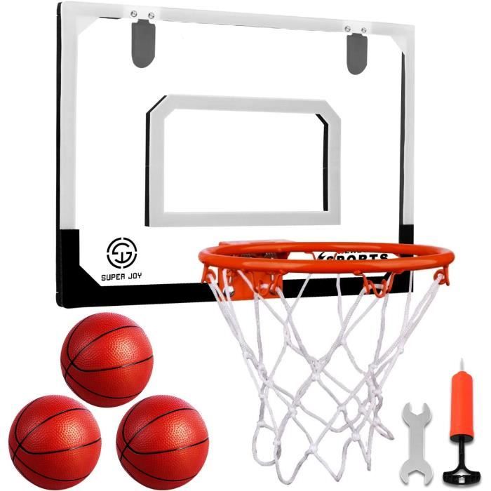 SUPER JOY Mini Panier de Basket pour Enfants Intérieur Panier Basketball  pour Porte Mural Balles Bureau Pro Mini Hoop Adultes Ca12 - Cdiscount Sport