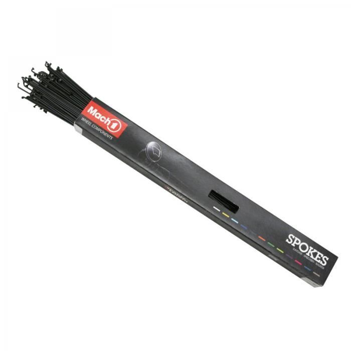 Rayon Roue de Vélo 2mm Inox L 280mm avec Ecrou MACH1 pas cher
