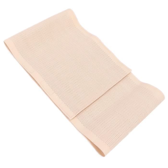 Ceinture De Saut Devoucoux – Protection Ventre Rembourrée, Bicolore Marron, Taille Ajustable