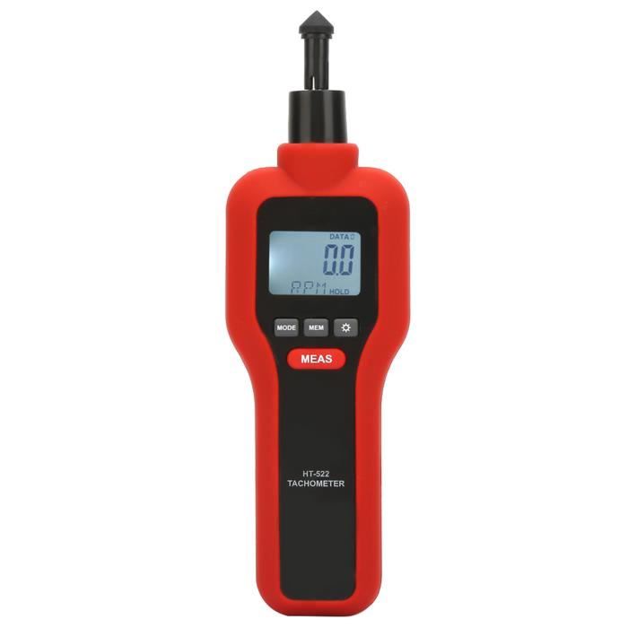 Tachymètre Photo Numérique LCD Sans Contact - Mesure RPM Moteur 2.5-99999 Tr/min, Outil Diagnostic Moteur
