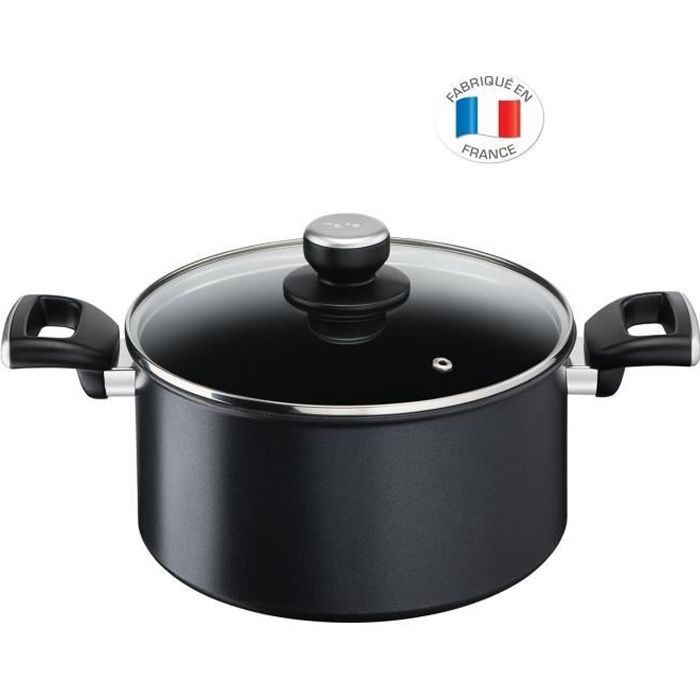 Tefal G2554602 Pentola di cottura rotonda (Alluminio, 24 cm, Pentola