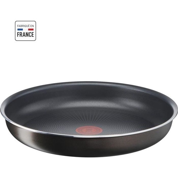 Tefal Poêle à frire, Aluminium, Noir, 12 cm : : Cuisine et Maison