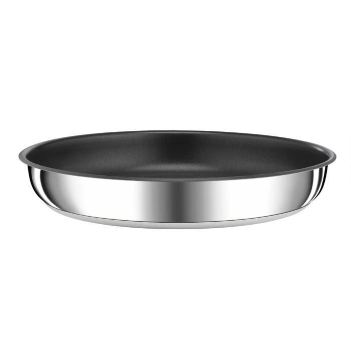 Tefal Ingenio Preference Poêle 28 cm Empilable Acier inoxydable Revêtement antiadhésif Induction France Polyvalence
