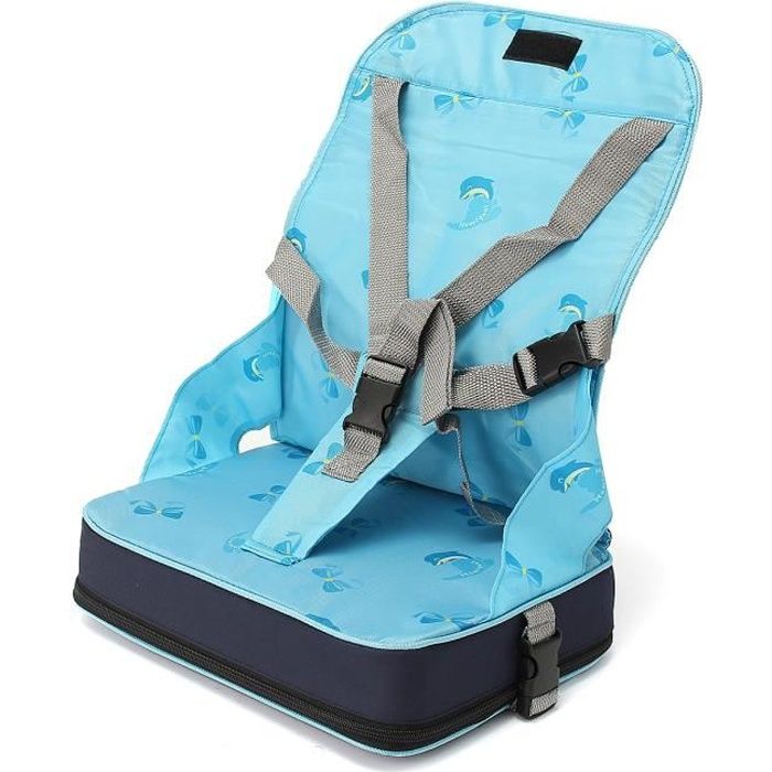 Portable Pliable Rehausseur Siege De Table Bebe Enfant Repas 5 Point Harnais Securite Chaise Voyage Bleu Cdiscount Puericulture Eveil Bebe