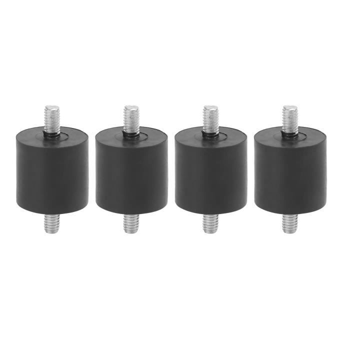 4 Supports Amortisseurs En Caoutchouc Coniques M8 - Réduction Bruit Et Vibrations Pour Appareils électroménagers, Machines