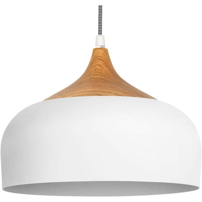 Suspension LED Plafonnier Blanc Scandinave Moderne Style Simple pour Restaurant Salle à manger Restaurant