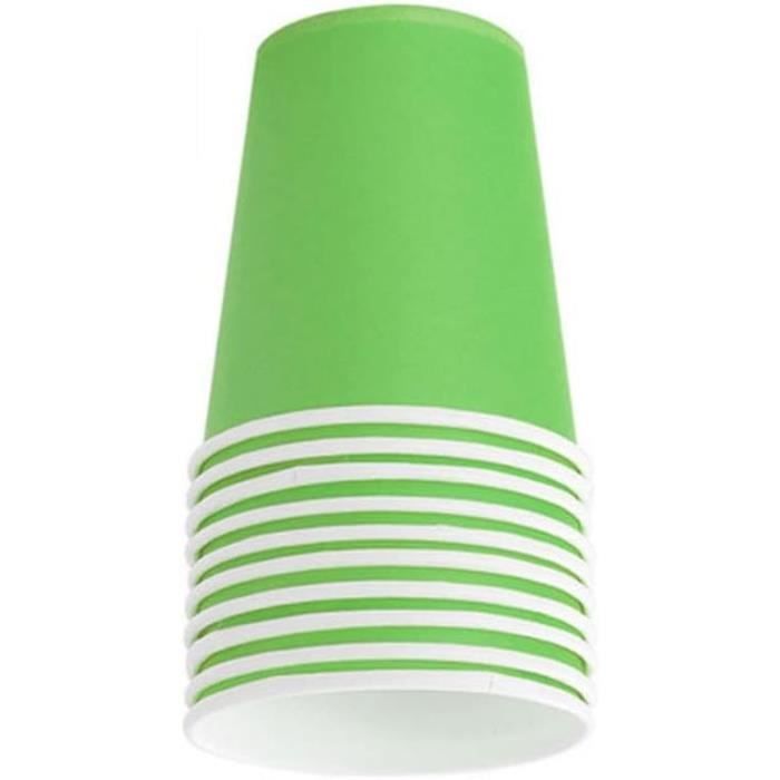 Tasses Jetables Solides Rouge 12oz/16oz - Réutilisables, Pour Fêtes (Noël, Anniversaire)