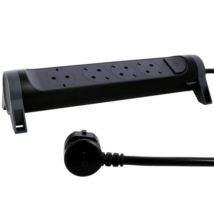 Multiprise Rotative À 3 Prises, Multiprise, Montage Mural Ou Sur