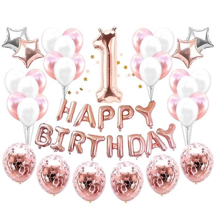 Ballons Joyeux Anniversaire 1er Ballons Anniversaire Lettre Set B Ar Helium Aluminium Aluminium Pour Fournitures De Fete Or Rose Cdiscount Maison Ballons Joyeux Anniversaire 1er Ballons Anniversaire Lettre Set B Ar Helium Aluminium Aluminium Pour Fournitures De Fete Or Rose Cdiscount Maison