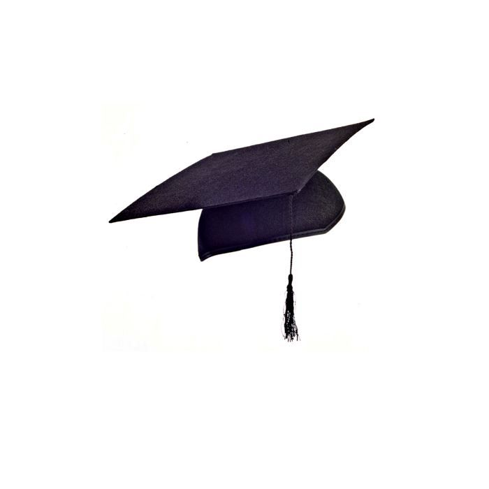 Toge Universitaire Marque Inconnue Noire Adulte Mixte 8003558166602 Achat Vente calot toque Cdiscount