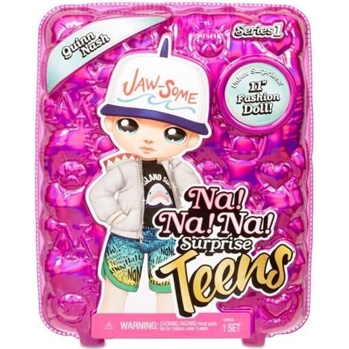 Zapf Creation 572602EUC Na! Na! Na! Surprise Teens Doll Quinn Nash