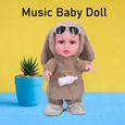 Akozon poupée de bébé dansant Bébé Peluche Musique Électrique Poupée Chantant Danse Marcher Parler Perroquet Bébé Fille-1