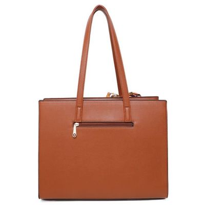 Gallantry Sac Main Femme Pompon Fourrure Cabas Format A4