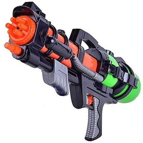 GUHAOOL Pistolet à Eau 640ML - Jet Longue Portée 8-10m Pour Enfants Et Ados, Jeux D'Été Plage Piscine