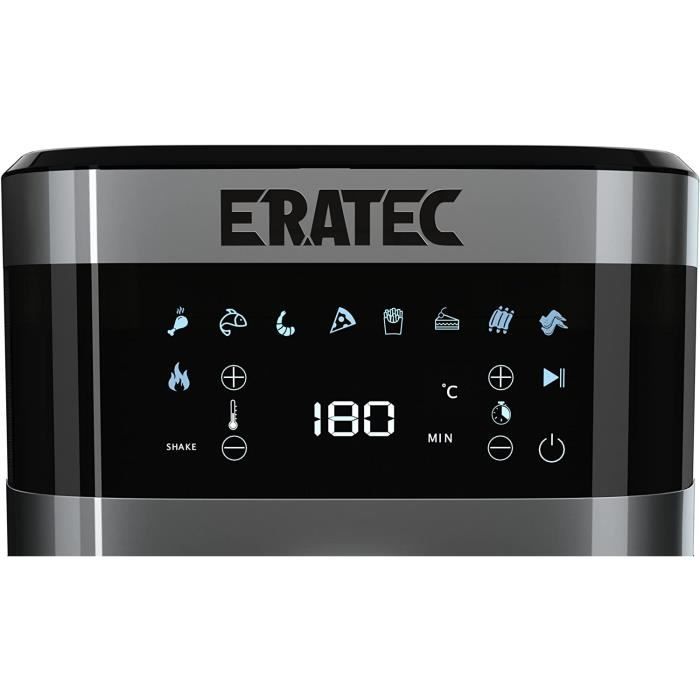 ERATEC AF-66 Air Fryer 5.5L XXL, 1500W friteuse à air Chaud sans Huile,  écran Digital LED avec 8 programmes, friteuse, friteuse A56 - Cdiscount  Electroménager