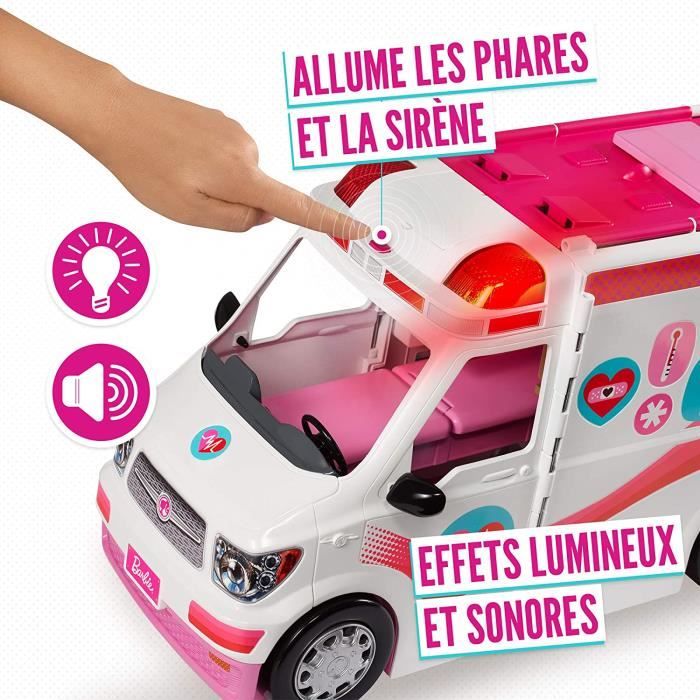 Véhicule médical de barbie hot sale