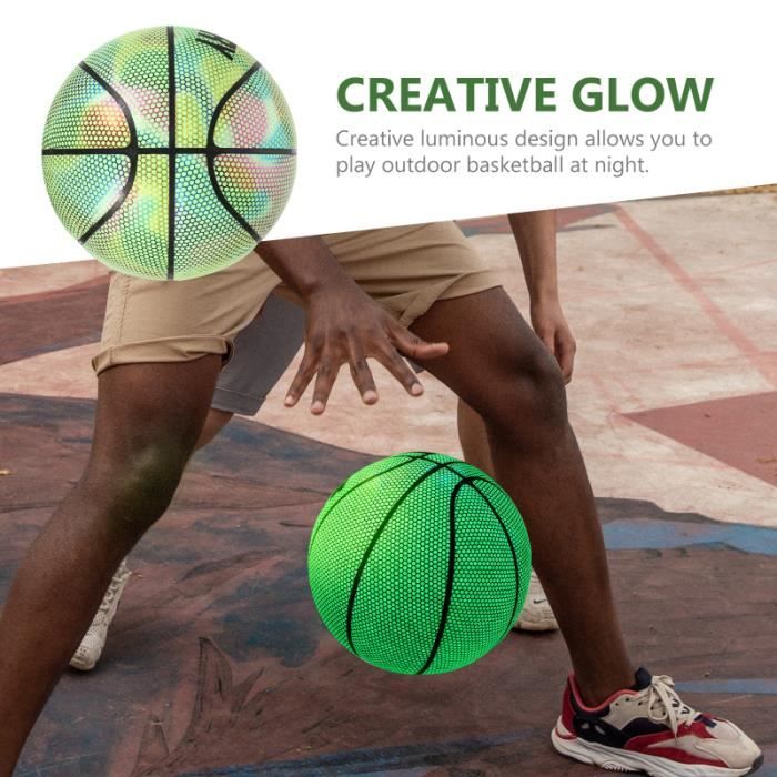 Lumi re de balle fluorescente fluorescente de basket ball de