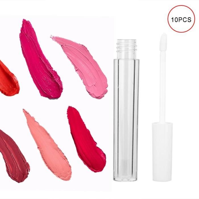 34 Pièces Tube De Mini Lip Gloss Vide De 1,2 Ml, Contenant De Liquide  Transparent Pour Les Produits Cosmétiques De Rouge À Lèvres Diy, Mode en  ligne