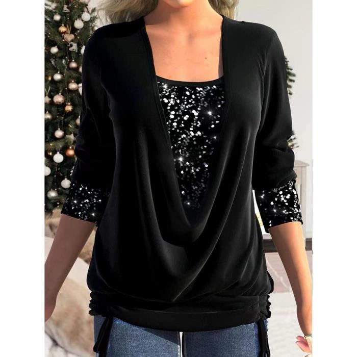 Tunique paillette femme clearance