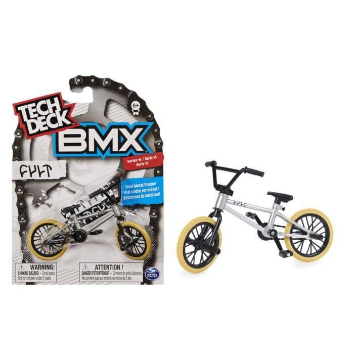 Tech Deck - Pack 1 BMX - Cadre Métal - Design Authentique - Cdiscount Jeux  - Jouets