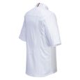 Veste de cuisine à manches courtes MeshAir Pro - Blanc - Taille : S - GGMGASTRO-2