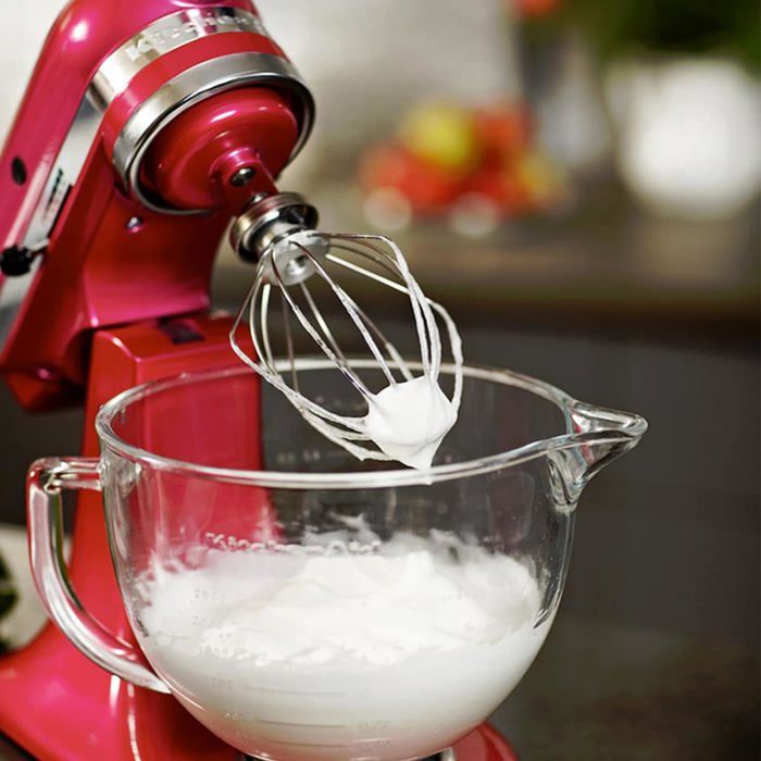 Fouet 6 Fils K45WW En Acier Inoxydable – Compatible KitchenAid, Parfait Pour Crèmes, Œufs & Gâteaux !