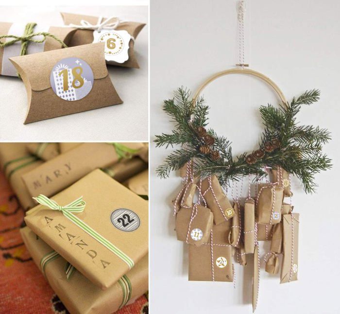 Lot De 24 Autocollants Numérotés Calendrier De L'Avent - Étiquettes De Noël 1 à 24