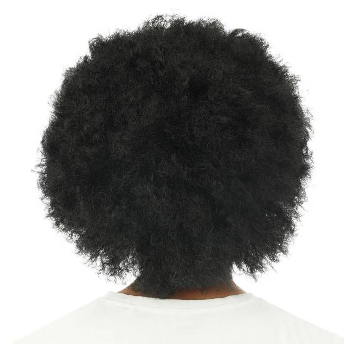 Perruque AFRO Mi-longue En Cheveux Humains 100% - Couleur Noir Naturel KOKO 01/1b, Neuve Avec étiquettes